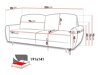 Καναπές κρεβάτι Cleveland 116 (Kronos 13)