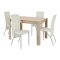 Conjunto de comedor Denton 454 (Blanco)