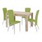 Conjunto de comedor Denton 454 (Verde)