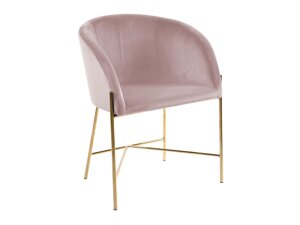 Stolica Oakland 308 (Dusty ružičasta + Zlatno)