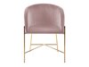 Καρέκλα Oakland 308 (Dusty pink + Χρυσό)