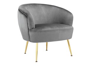 Fotelja Denton 232 (Siva + Zlatno)