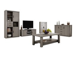 Wohnzimmer-Sets Stanton D124 (Trüffel eichenholzoptik)