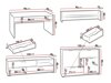 Möbel-Set Providence H114 (Graphit + Artisan Eichenholzoptik + Weiss)