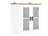 Настенный шкафчик для ванной комнаты Denton AP112 (Белый + Светло-коричневый)