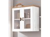Настенный шкафчик для ванной комнаты Denton AP112 (Белый + Светло-коричневый)