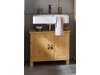 Стоящ шкаф за баня за мивка Denton AP113 (Бор)