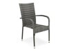 Conjunto de mesa e cadeiras Comfort Garden 1267 (Branco + Cinzento)