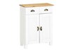 Mueble de baño colocado Denton AP104 (Blanco + De color marrón claro)
