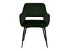 Cadeira Oakland 401 (Verde escuro + Preto)