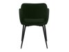 Καρέκλα Oakland 401 (Σκούρο πράσινο + Μαύρο)