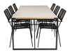Asztal és szék garnitúra Dallas 3003 (Fekete)