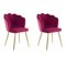 Set stolica Denton 595 (Tamno roza + Zlatno)
