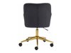 Biuro kėdė Denton 470 (Tamsi pilka + Auksinė)
