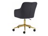 Офисный стул Denton 470 (Тёмно-серый + Золотой)