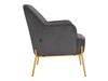 Fotelj Denton 597 (Siva + Zlata)