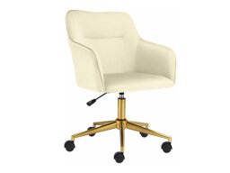Biroja krēsls Denton 470 (Balts + Zelts)