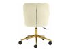 Καρέκλα γραφείου Denton 470 (Άσπρο + Χρυσό)