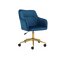 Biroja krēsls Denton 470 (Zils + Zelta)
