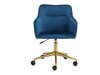 Καρέκλα γραφείου Denton 470 (Μπλε + Χρυσό)