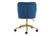 Biuro kėdė Denton 470 (Mėlyna + Auksinė)