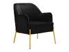 Кресло Denton 597 (Чёрный + Золотой)