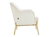 Sillón Denton 597 (Crema + Dorado)