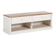 Mueble TV Denton J101 (Blanco + Miel de roble)