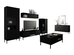 Set mobili soggiorno Providence L107 (Nero)