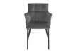 Conjunto de sillas Denton 608 (Gris + Negro)