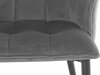 Krēslu komplekts Denton 608 (Pelēks + Melns)