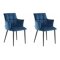 Καρέκλα Denton 608 (Μπλε + Μαύρο)