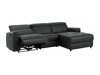 Ρυθμιζόμενος γωνιακός καναπές Denton 503 (Σκούρο γκρι Δεξιά)