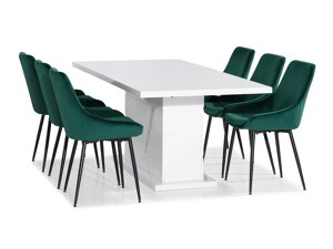 Маса и столове за трапезария Scandinavian Choice 727 (Зелен)