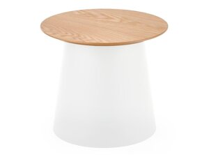 Pomoćni stol Houston 916 (Svijetlo drvo + Bijela)