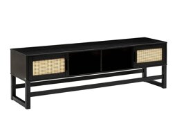 Mueble TV Denton AR105 (Negro + De color marrón claro)