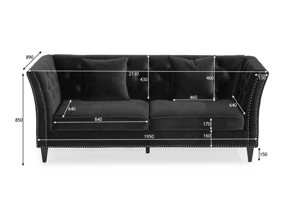 Chesterfield sofa Richmond 470