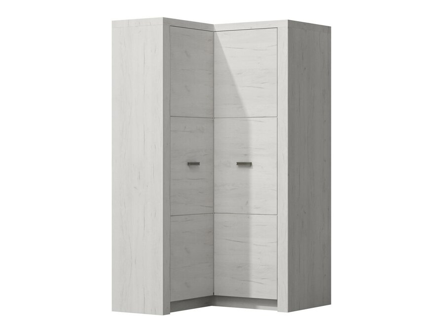Γωνιακή ντουλάπα Stanton C111 (Craft λευκό)