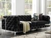 Chesterfield sofa Irving A101 (Juoda)
