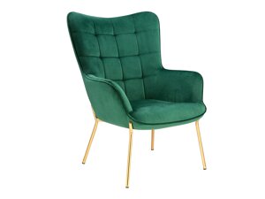 Fotelja Denton 530 (Zelena + Zlatno)