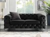 Sofá chesterfield Irving A103 (Gris oscuro)