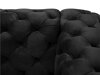 Chesterfield sofá Irving A103 (Cinzento escuro)