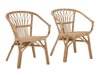 Kėdžių komplektas Denton 625 (Šviesi ruda)