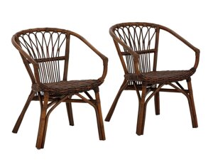 Conjunto de sillas Denton 625 (Marrón)