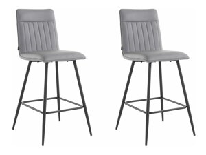 Комплект барных стульев Denton 626 (Серый + Чёрный)