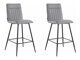 Set barskih stolica Denton 626 (Siva + Crna)
