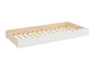 Caja de ropa de cama Denton AU105 (Blanco + Luminoso madera)