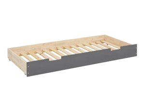 Caja de ropa de cama Denton AU105 (Gris + Luminoso madera)