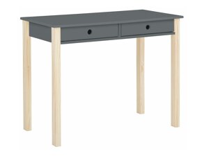 Τραπέζι γραφείου Denton AU107 (Γκρι + Ανοιχτό χρώμα ξύλου)