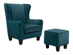 Sillón Denton 641 (Turquesa +Negro)